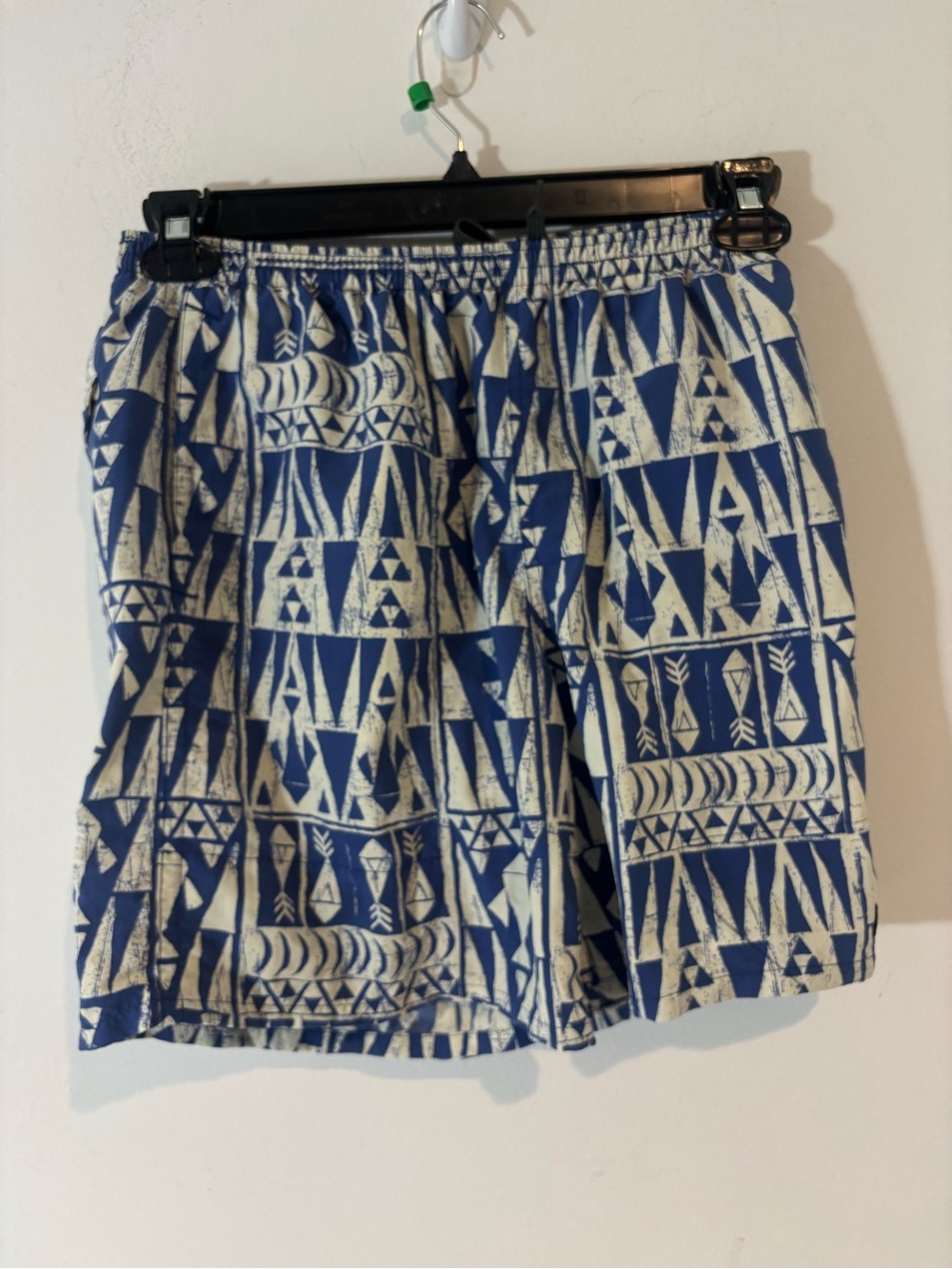 Patagonia Men’s Small 2017 Printed Baggies Swim Shorts Tribal Geo Lined Vaca